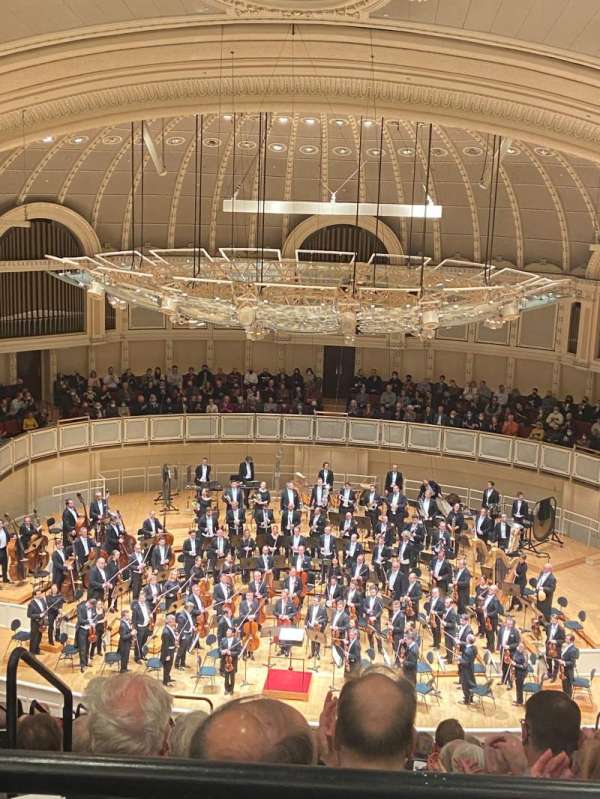 Orchestra Hall, Chicago, section: Upper Balcony Center Right, row: N, seat: 108