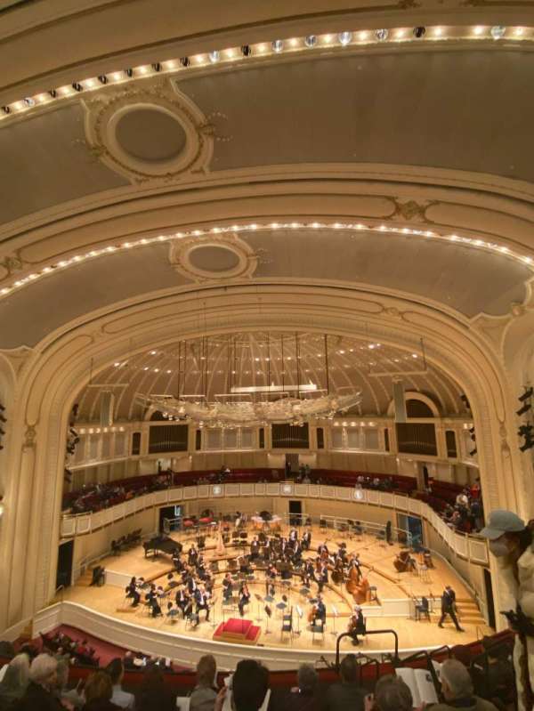 Orchestra Hall, Chicago, section: Lower Balcony Center Right, row: F, seat: 116
