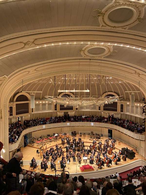 Orchestra Hall, Chicago, section: Lower Balcony Center Left, row: J, seat: 119