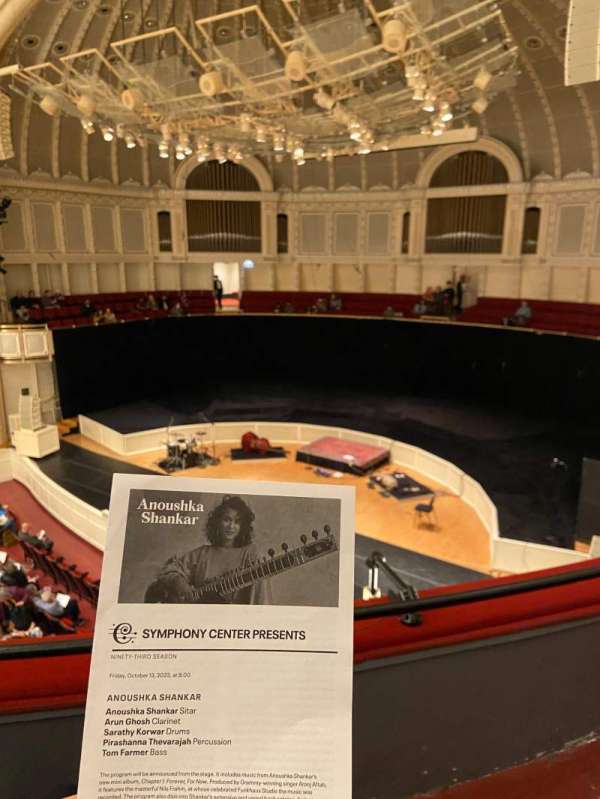 Orchestra Hall, Chicago, section: Lower Balcony Right, row: B, seat: 20