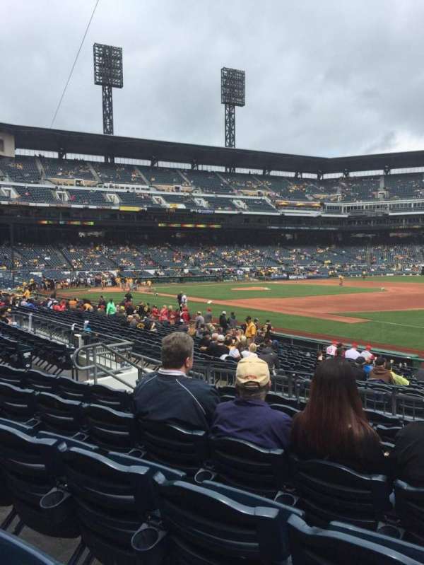 PNC Park, section: 105, row: G, seat: 7
