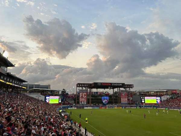 Toyota Stadium, section: 113, row: 15, seat: 5