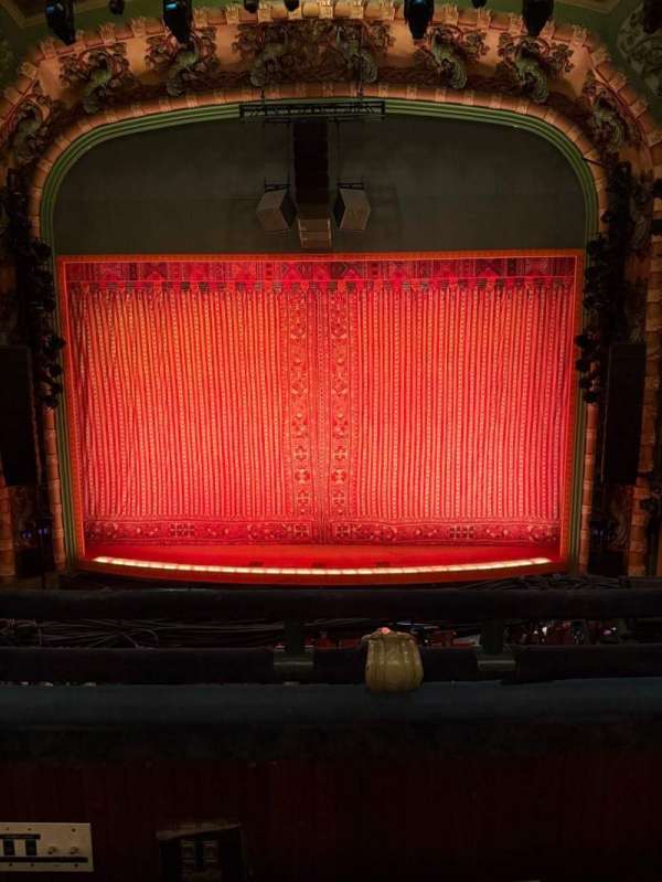 New Amsterdam Theatre, section: Mezzanine C, row: BB, seat: 107