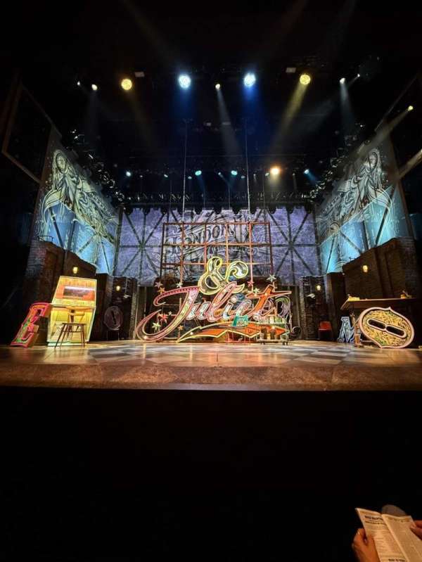 Stephen Sondheim Theatre, section: Orchestra C, row: B, seat: 108