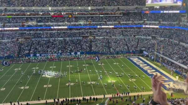Lucas Oil Stadium, section: 539, row: 2, seat: 20