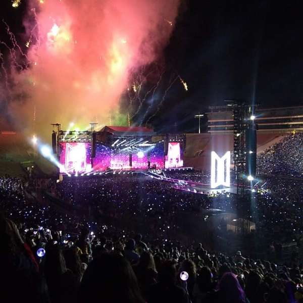 Rose Bowl, section: 8-H, row: 53, seat: 110