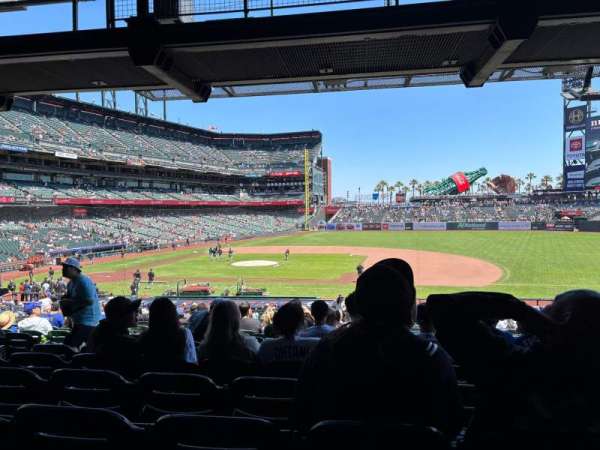 Oracle Park, section: 107, row: 34, seat: 10