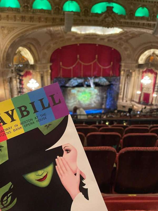 Citizens Bank Opera House, section: Balcony C, row: V, seat: 106