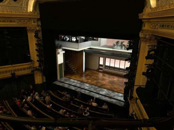Hudson Theatre, section: Balcony R, row: A, seat: 10