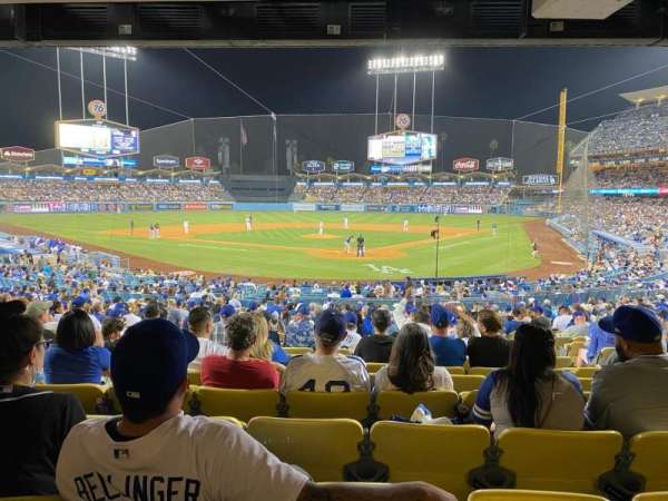 Dodger Stadium, section: 3FD, row: W, seat: 6
