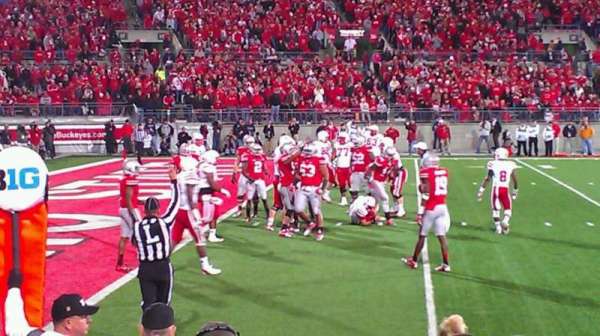 Ohio Stadium, section: 15AA, row: 1, seat: 1