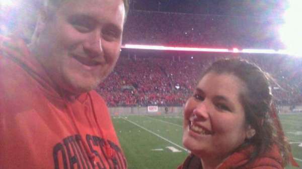 Ohio Stadium, section: 15AA, row: 1, seat: 1