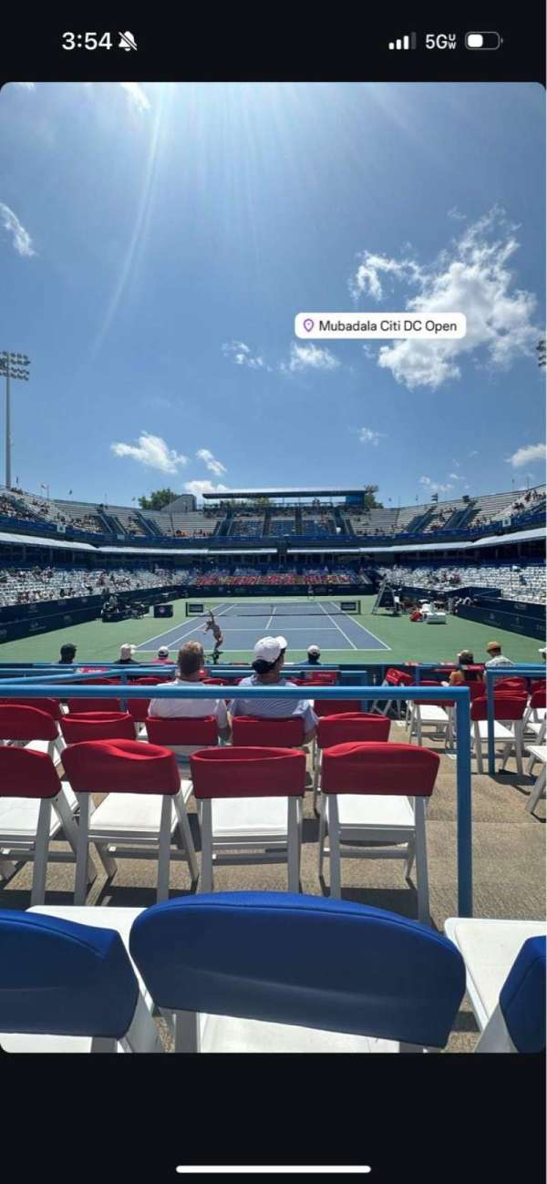 William H.G. Fitzgerald Tennis Stadium, section: 15, row: 8, seat: 2