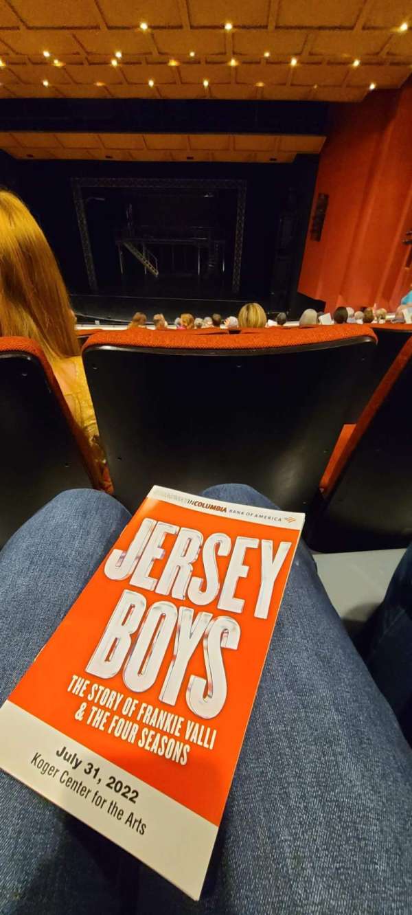Koger Center, section: Grand Tier Right, row: JJ, seat: 124