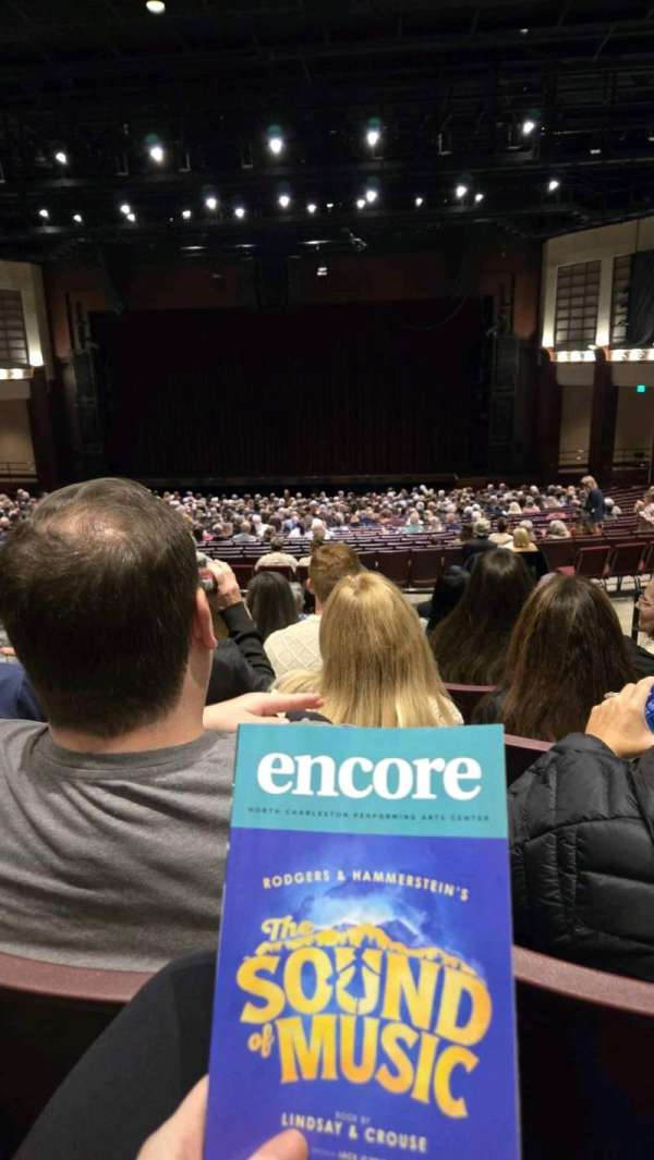 North Charleston Performing Arts Center, section: GTC, row: H, seat: 3