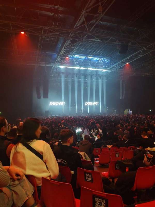 Zénith Paris, section: G, row: 14, seat: 83