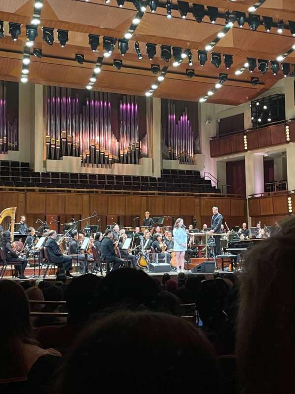 The Kennedy Center Concert Hall, section: ORCHESTRA PRIME L, row: R, seat: 19