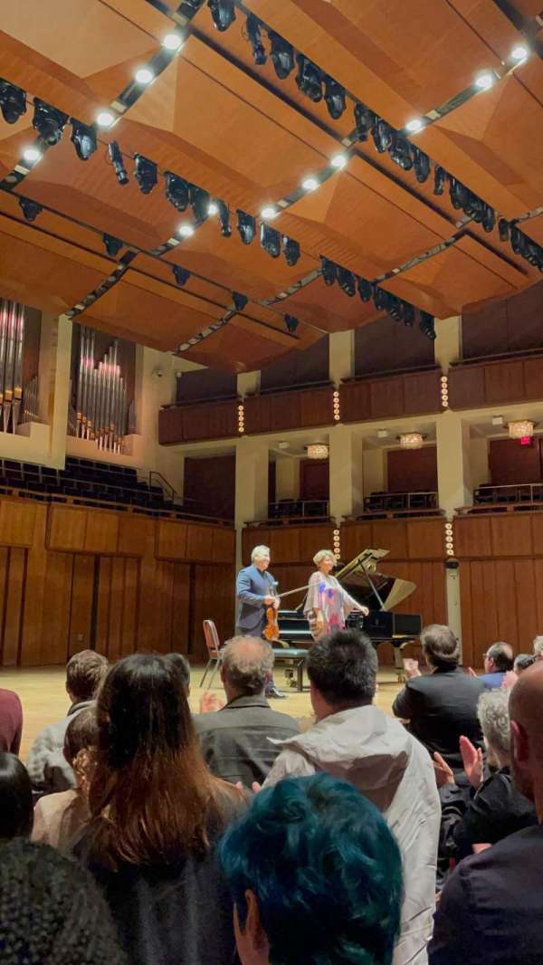 The Kennedy Center Concert Hall, section: ORCHESTRA FRONT L, row: E, seat: 11