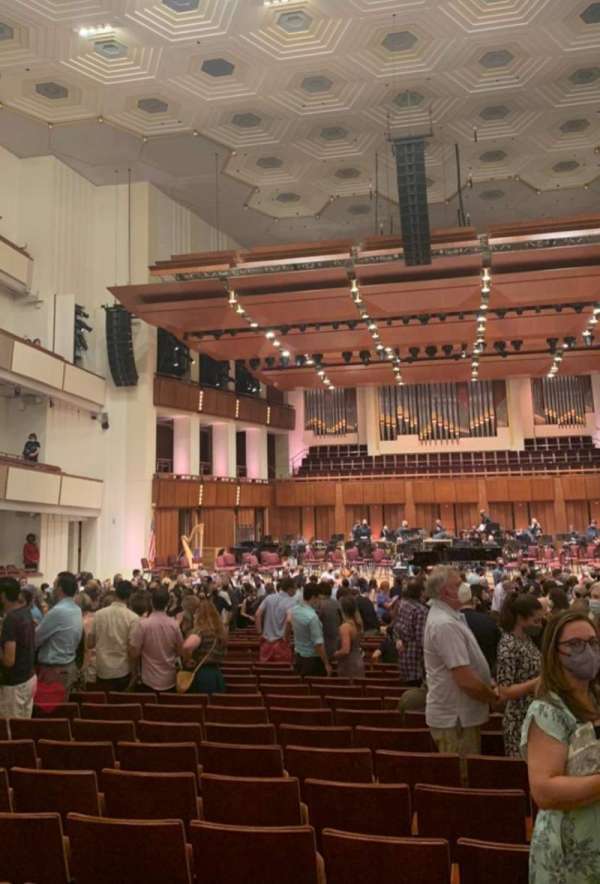 The Kennedy Center Concert Hall, section: Orchestra Prime C, row: CC, seat: 106