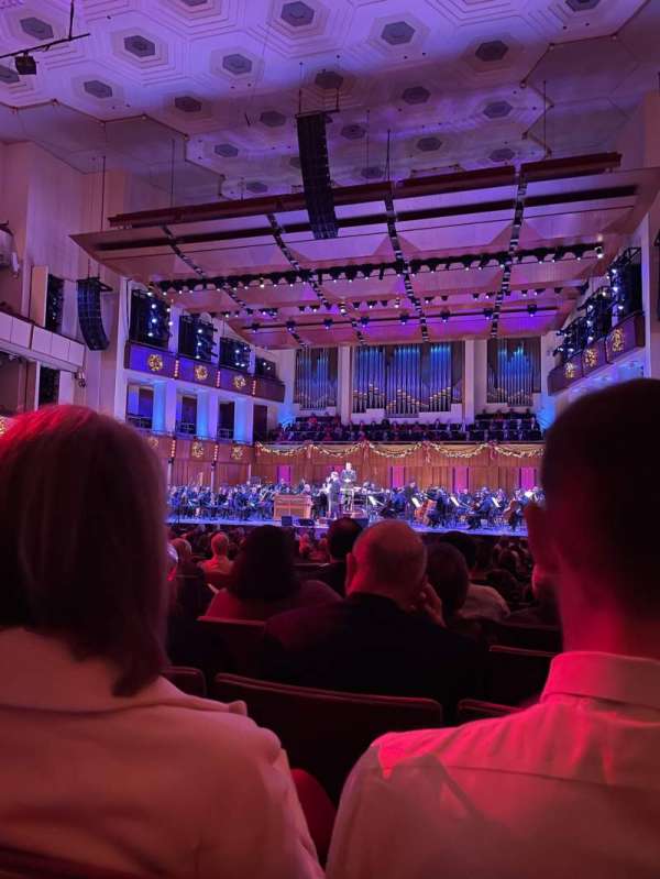 The Kennedy Center Concert Hall, section: Orchestra Prime R, row: X, seat: 6