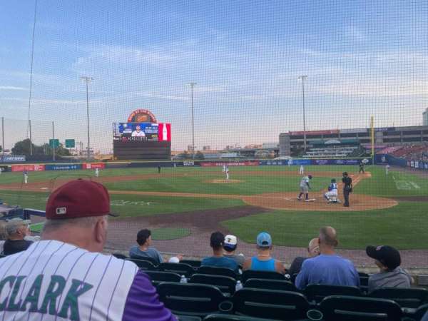 Sahlen Field, section: 105, row: G, seat: 3