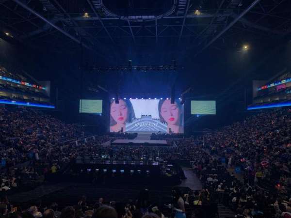 The O2, London, section: 107, row: T, seat: 213