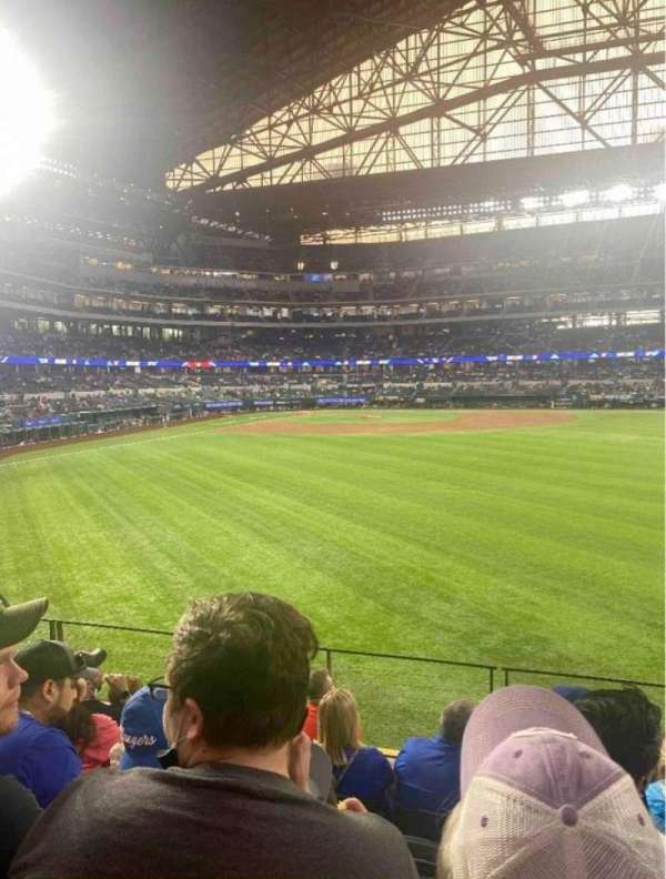 Globe Life Field, section: 132, row: 6, seat: 12