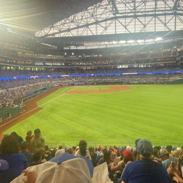 Globe Life Field, section: 130, row: 16, seat: 3