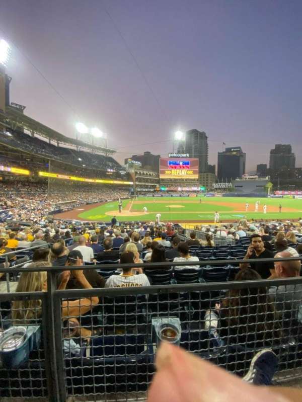Petco Park, section: 105, row: 22D, seat: 3