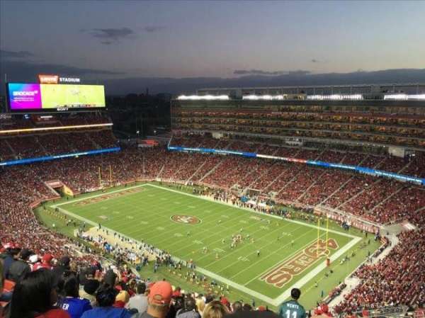 Levi's Stadium, section: 407, row: 25, seat: 12