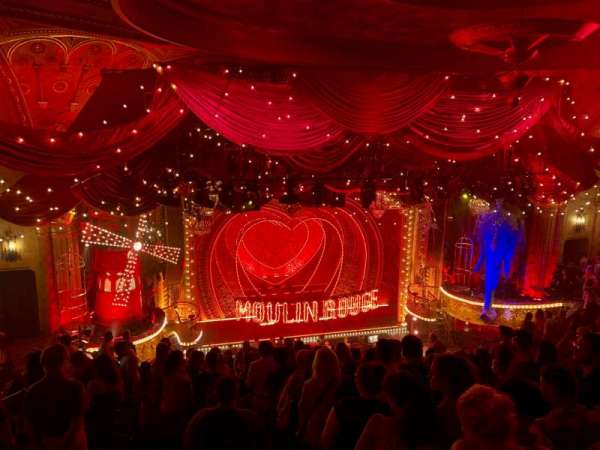 Al Hirschfeld Theatre, section: Mezzanine L, row: Q, seat: 3
