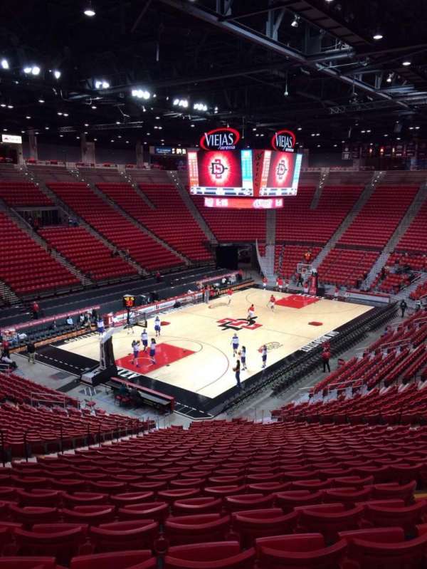 Viejas Arena, section: C, row: 28, seat: 20