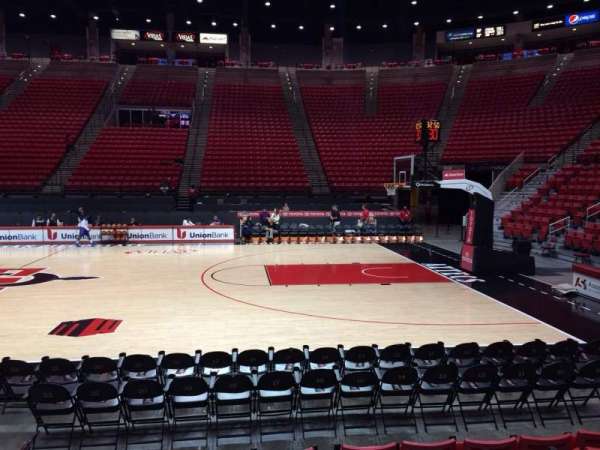 Viejas Arena, section: G, row: 6, seat: 9