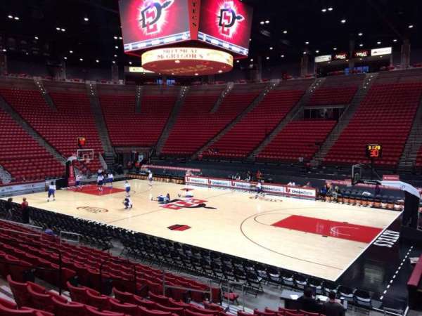 Viejas Arena, section: H, row: 13, seat: 7
