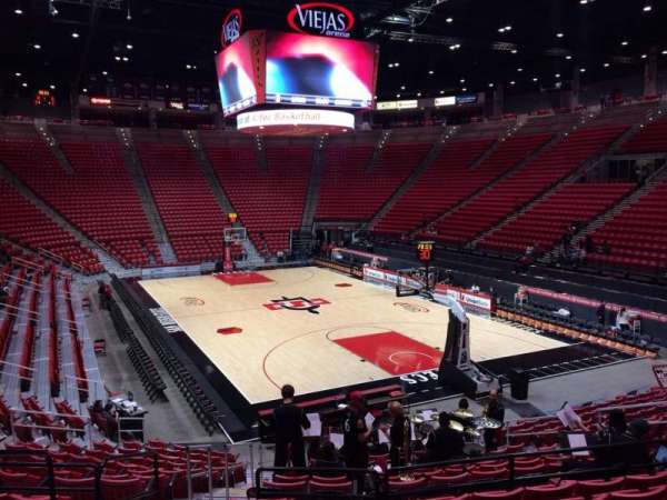 Viejas Arena, section: K, row: 17, seat: 19