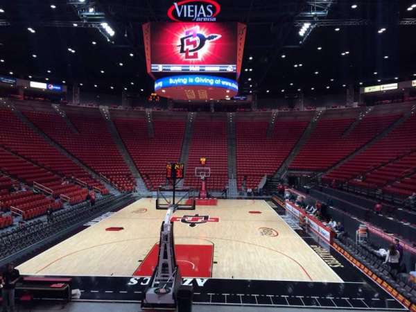 Viejas Arena, section: L, row: 12, seat: 3