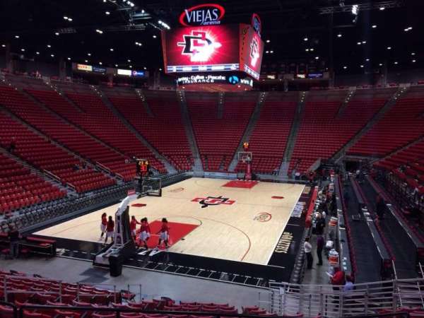 Viejas Arena, section: M, row: 16, seat: 8