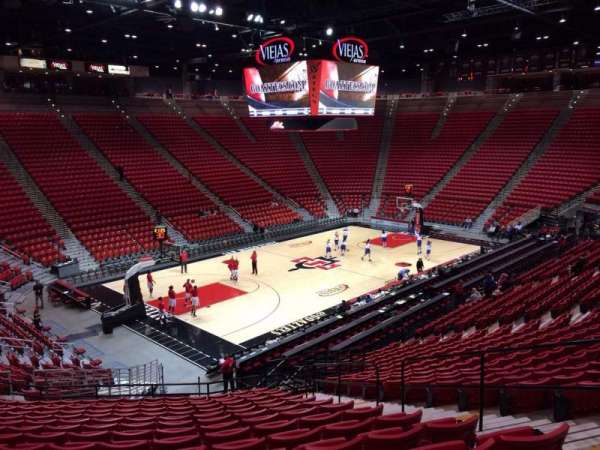 Viejas Arena, section: N, row: 25, seat: 5