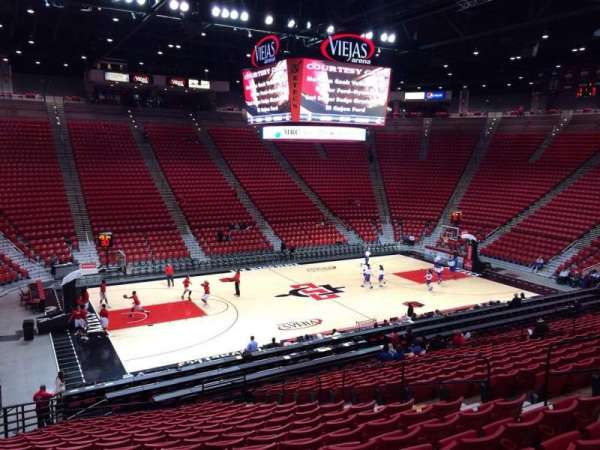 Viejas Arena, section: P, row: 23, seat: 12