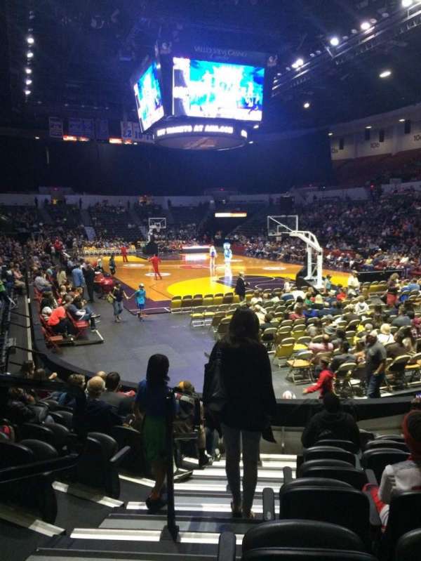 Pechanga Arena, section: LL20, row: 1, seat: 7