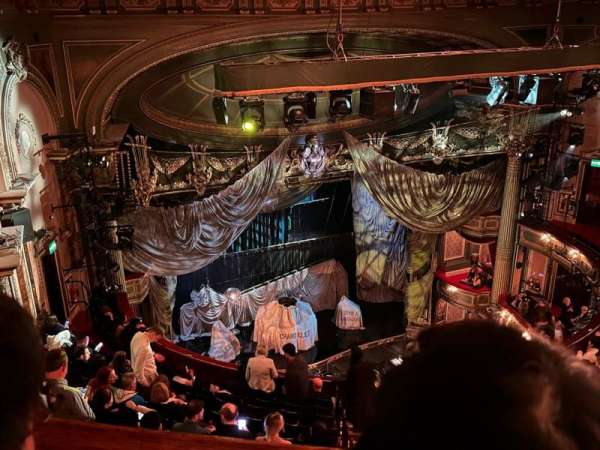 His Majesty's Theatre, London, section: Balcony, row: B, seat: 32