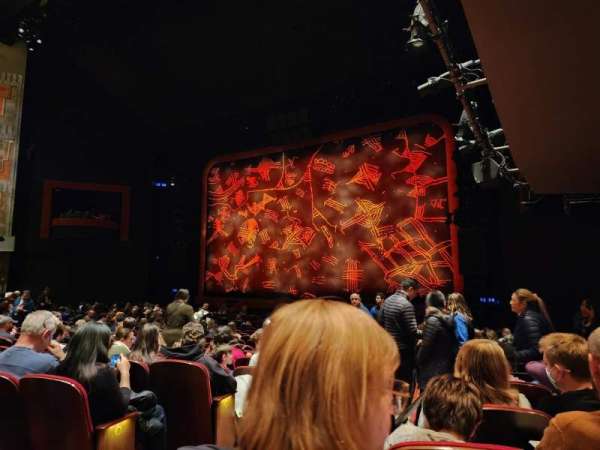 Minskoff Theatre, section: Orchestra R, row: S, seat: 4