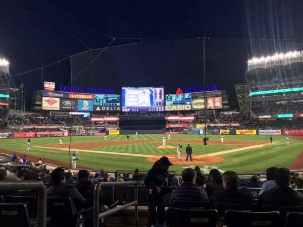 Yankee Stadium, section: 121A, row: 7, seat: 1
