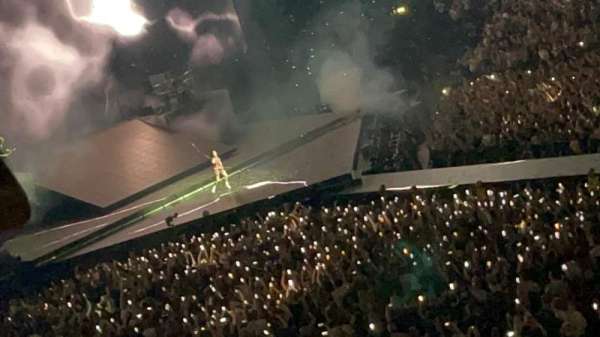 AO Arena, section: 105, row: Y, seat: 5
