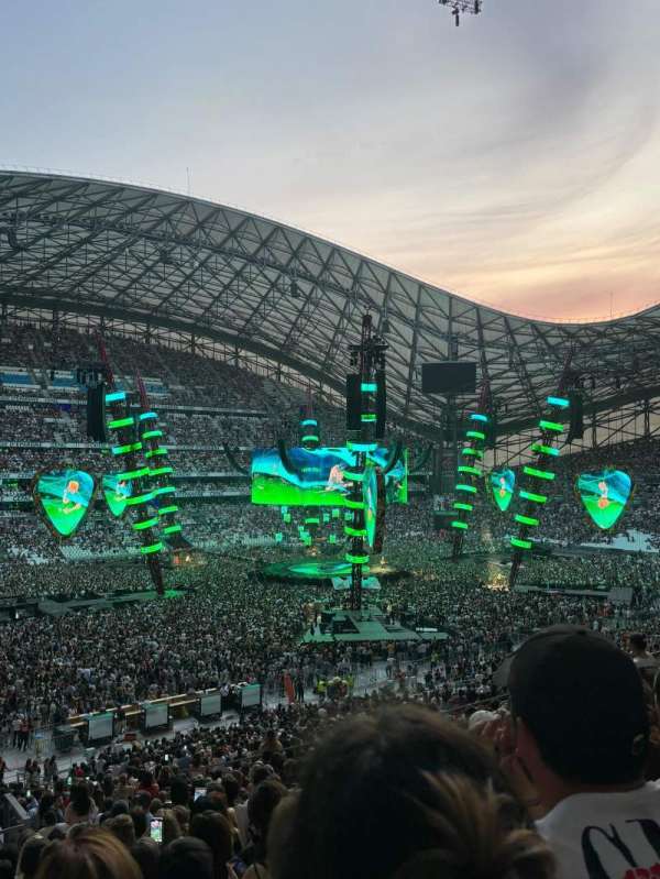 Stade Vélodrome, section: Ganay A, row: 51, seat: 1