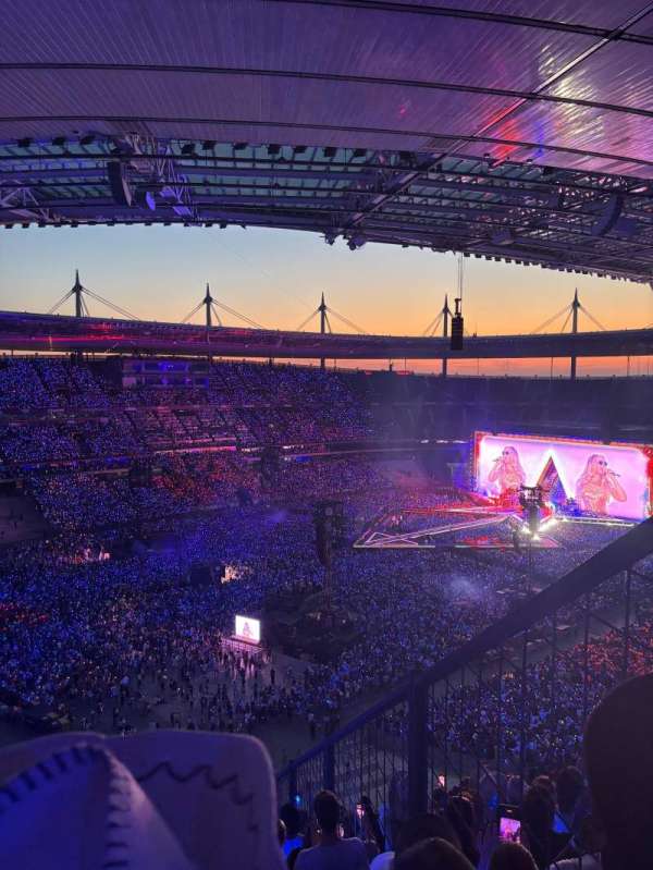 Stade de France, section: B4, row: 74, seat: 44