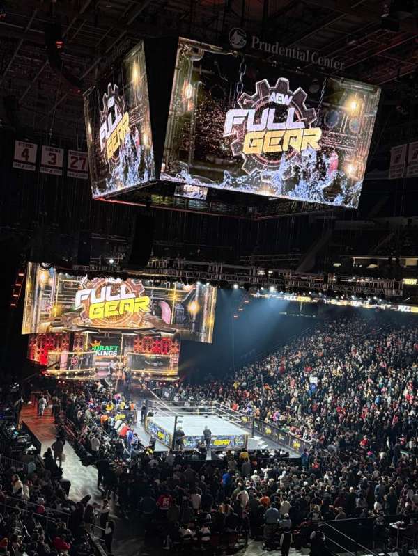 PRUDENTIAL CENTER, section: 25, row: A, seat: 3