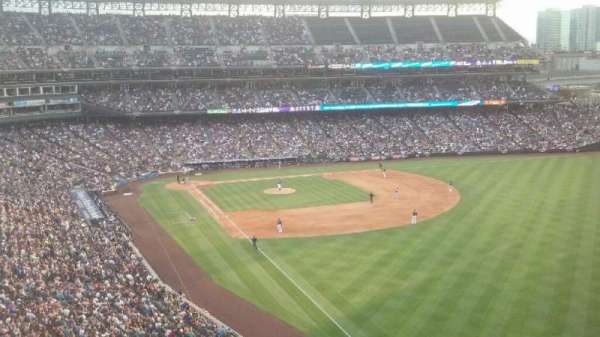 Coors Field, section: L311, row: 1, seat: 9