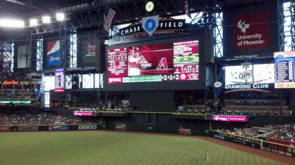 Chase Field, section: 204, row: 1, seat: 7