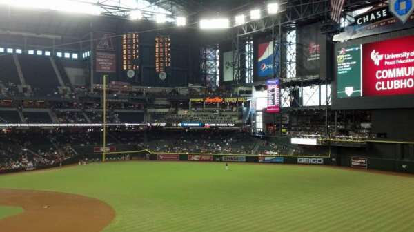 Chase Field, section: 204, row: 1, seat: 7